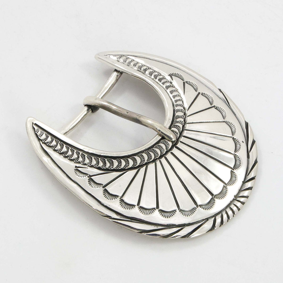 Stamped Silver Buckle