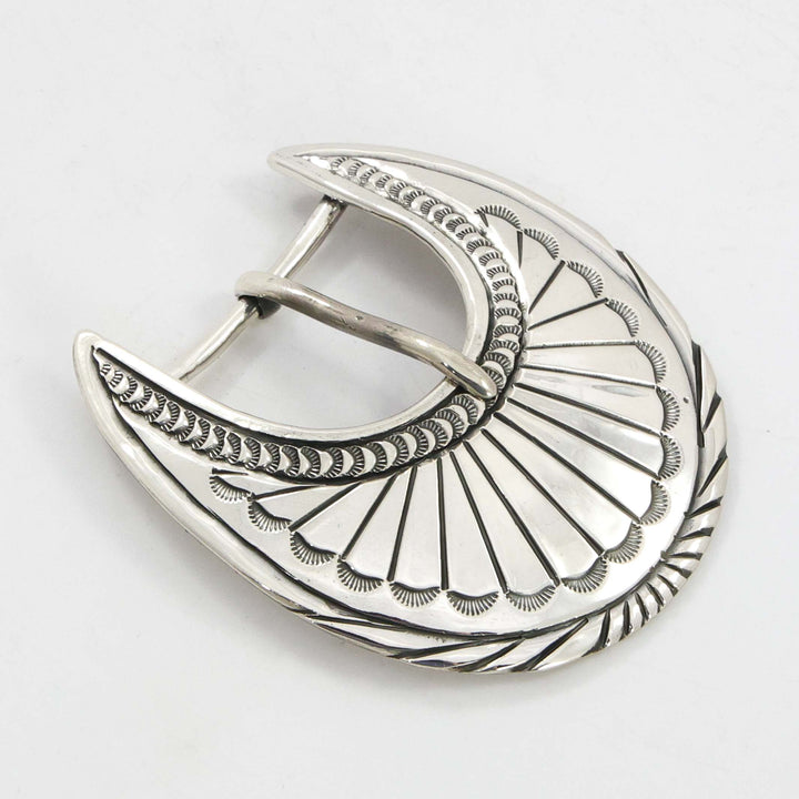 Stamped Silver Buckle