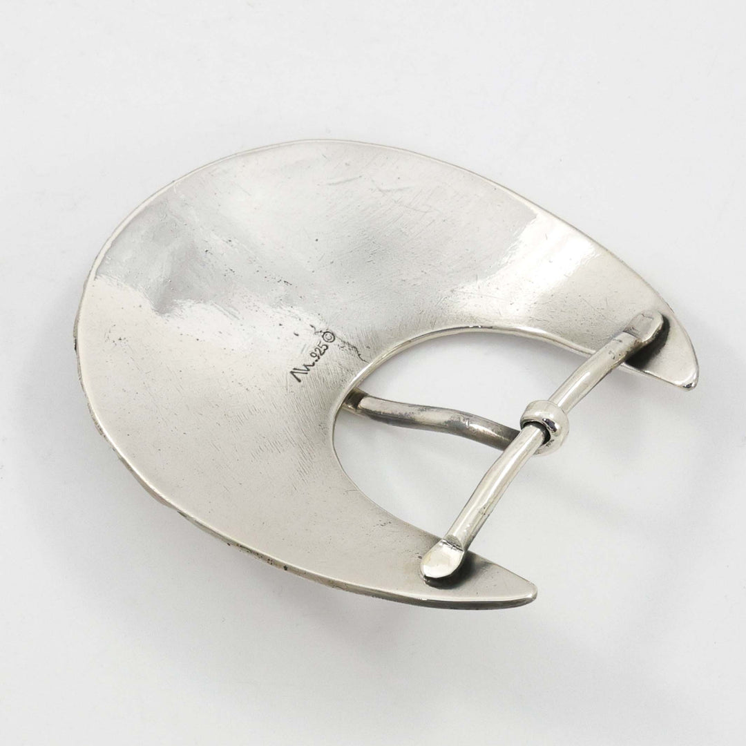 Stamped Silver Buckle