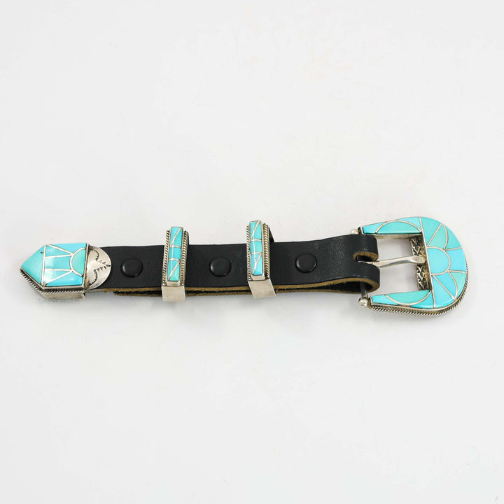 Turquoise Inlay Ranger Set Buckle