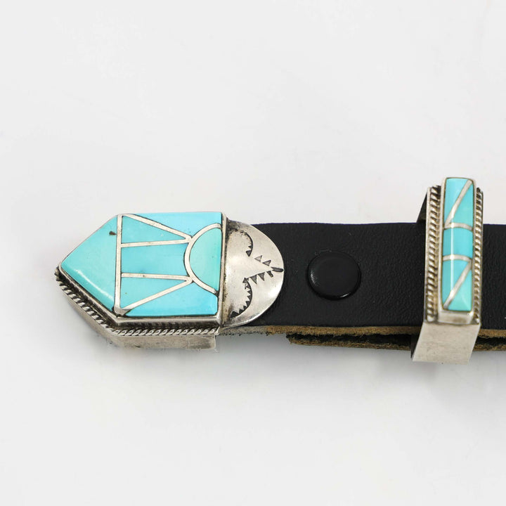 Turquoise Inlay Ranger Set Buckle