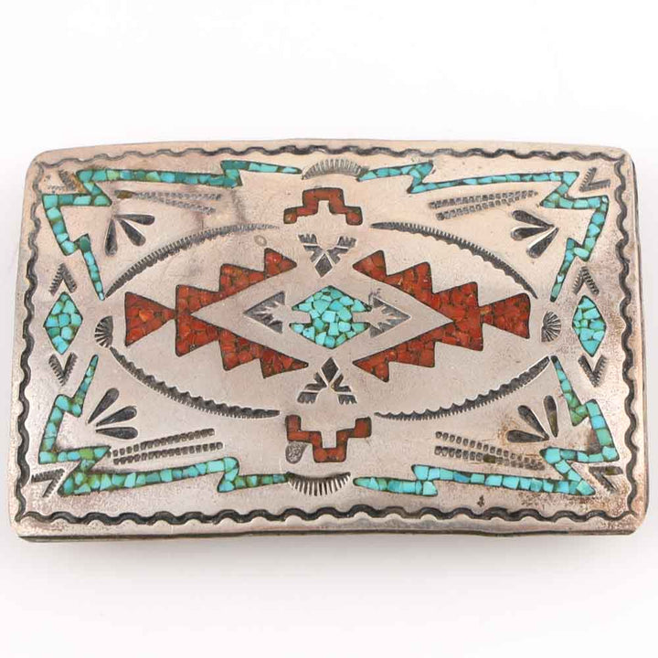 1970s Chip Inlay Buckle