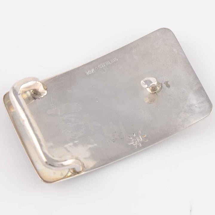 Gold on Silver Buckle