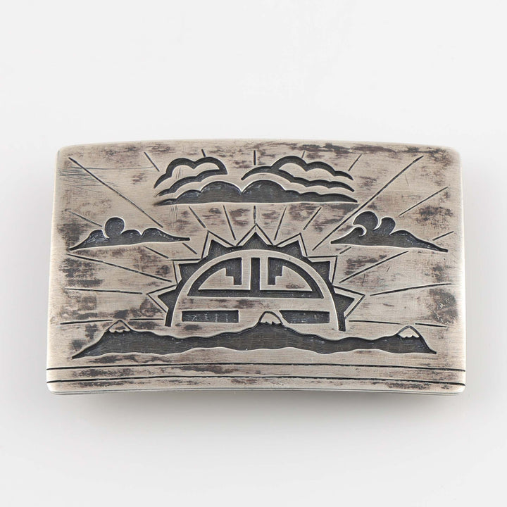 1980s Hopi Sunface Buckle