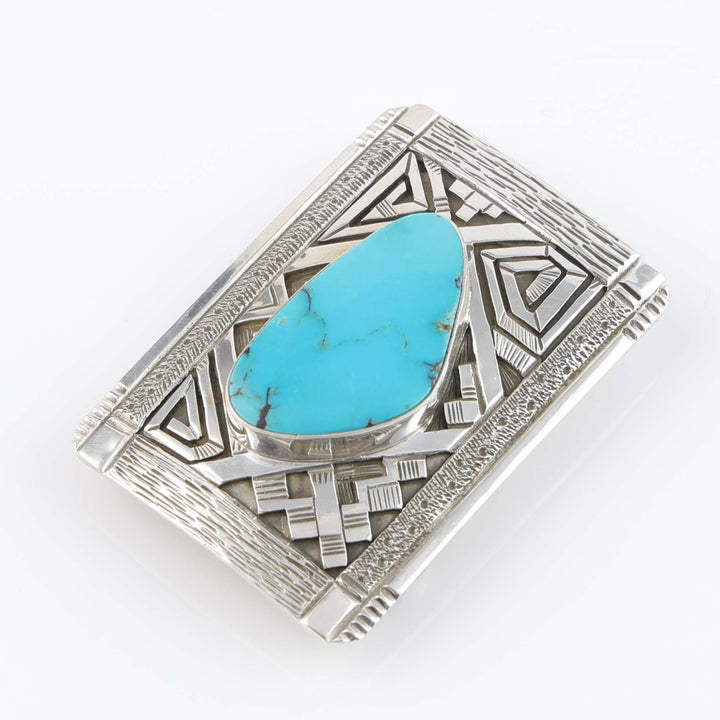 Navajo Kingman Turquoise Buckle