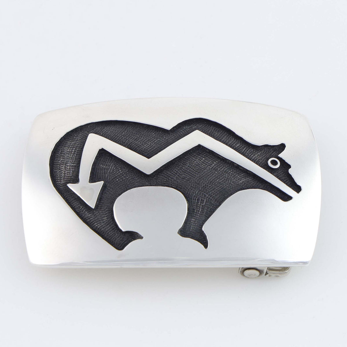 Hopi Heartline Bear Buckle by Anderson Koinva