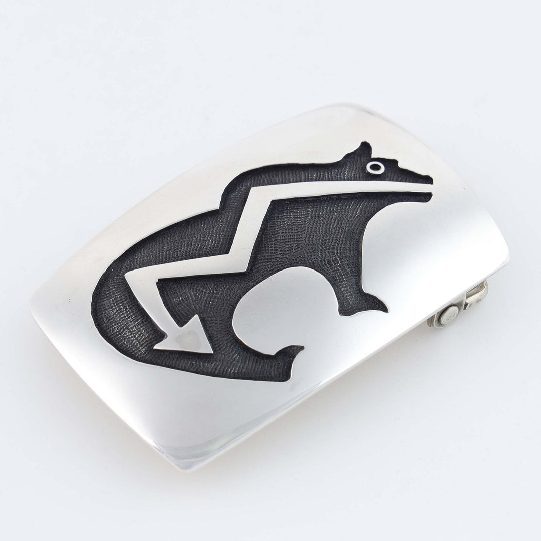Hopi Heartline Bear Buckle