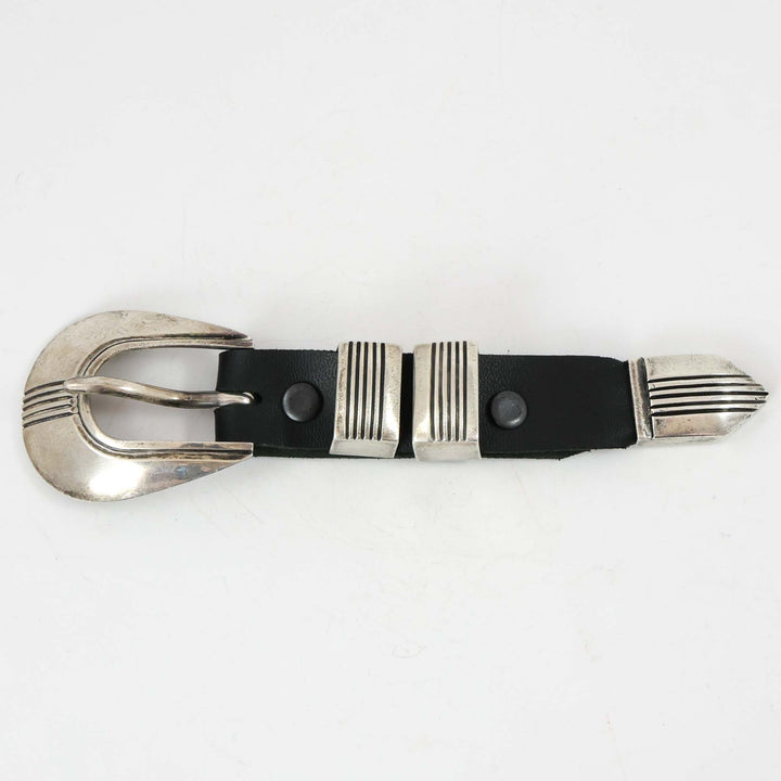 Stamped Silver Ranger Buckle