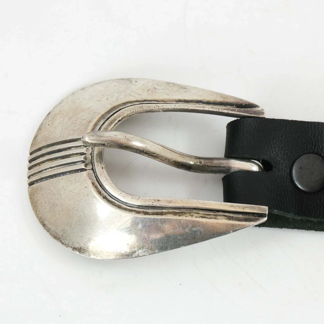 Stamped Silver Ranger Buckle