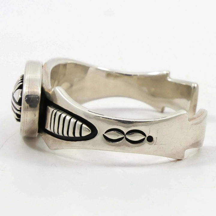 Stamped Silver Cuff