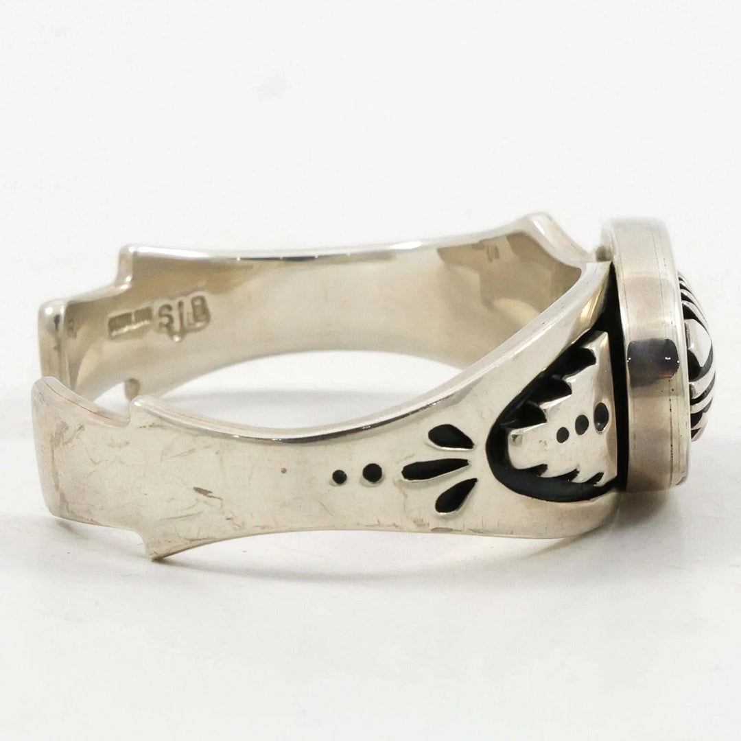 Stamped Silver Cuff
