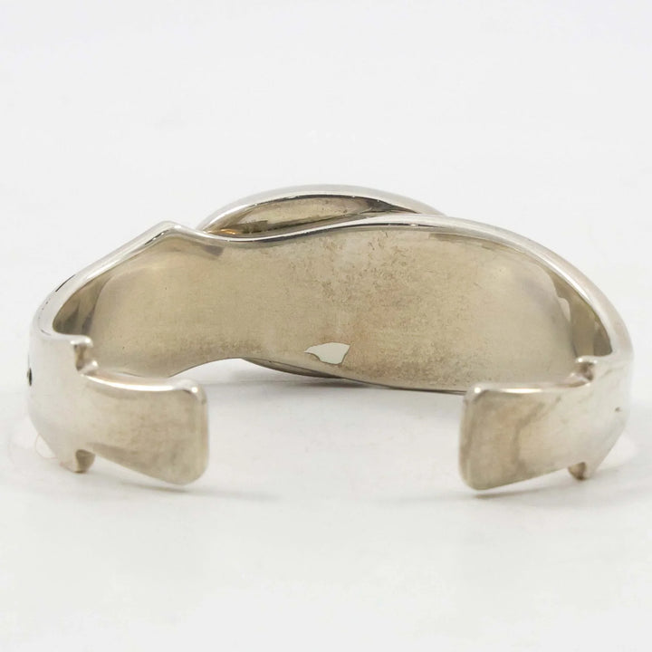 Stamped Silver Cuff