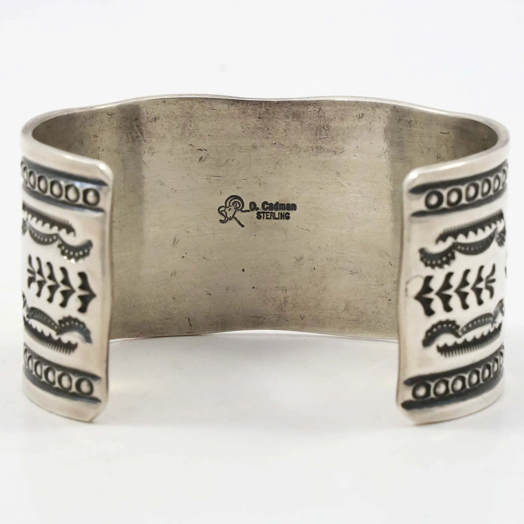 Stamped Silver Cuff