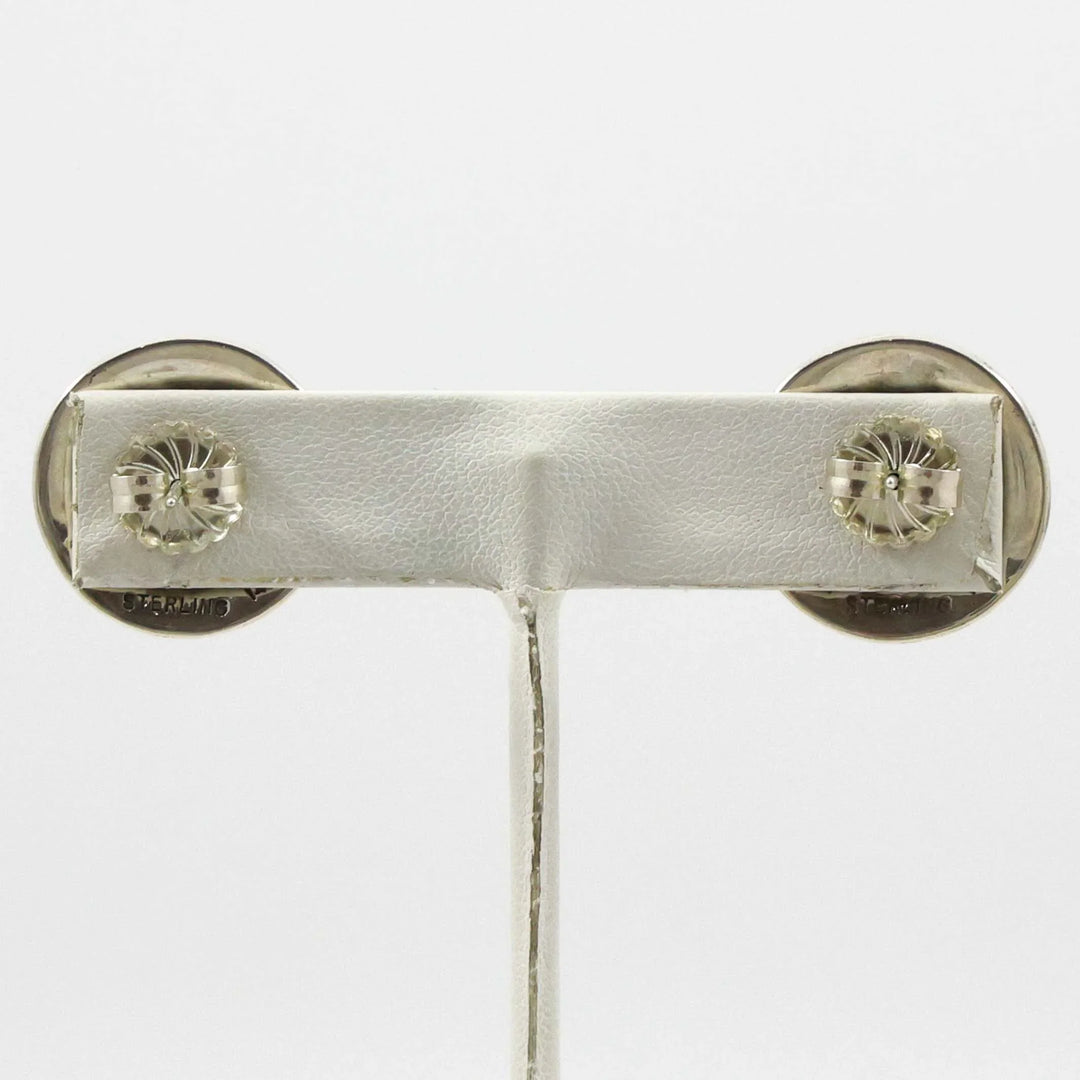 Gold on Silver Star Earrings