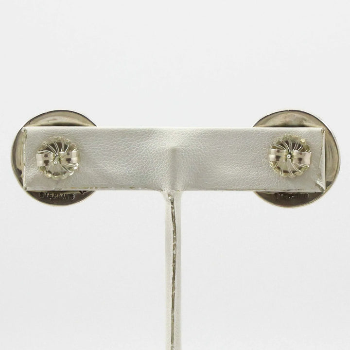 Gold on Silver Star Earrings