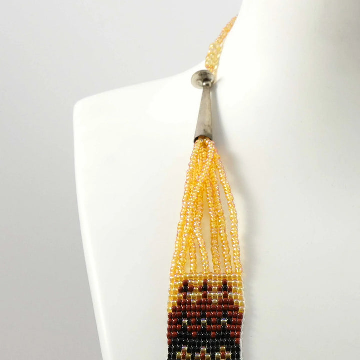 Beaded Necklace and Earrings Set