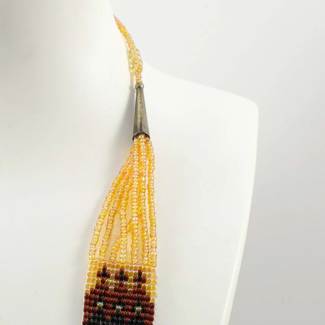 Beaded Necklace and Earrings Set