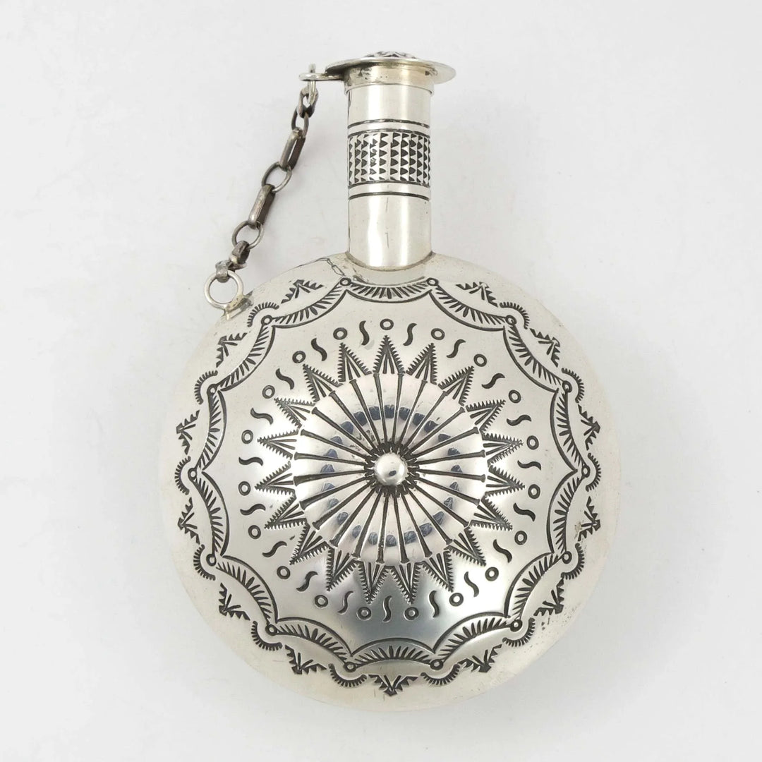 Stamped Silver Canteen