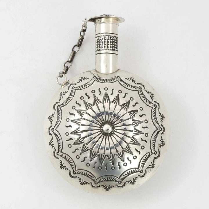 Stamped Silver Canteen