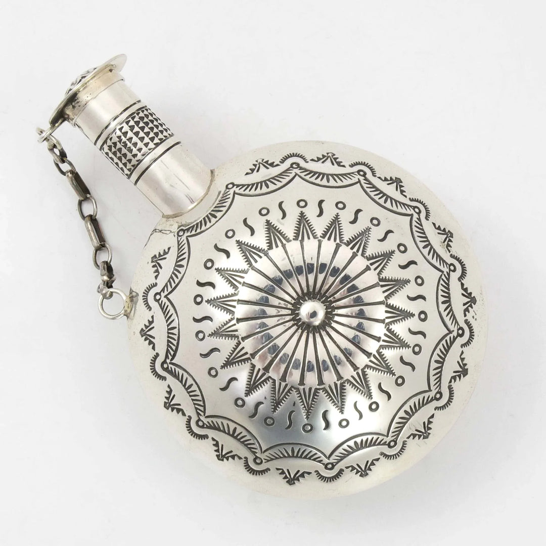 Stamped Silver Canteen