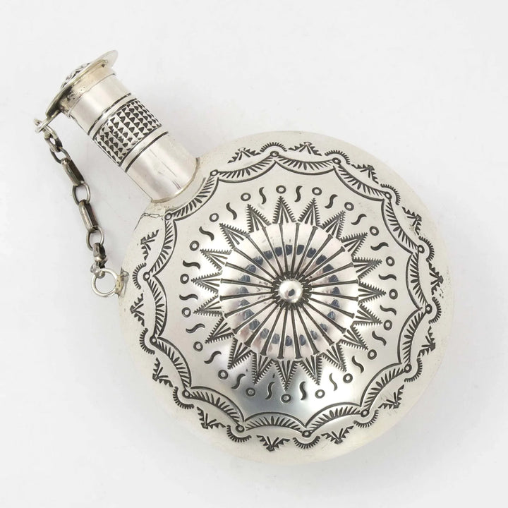 Stamped Silver Canteen