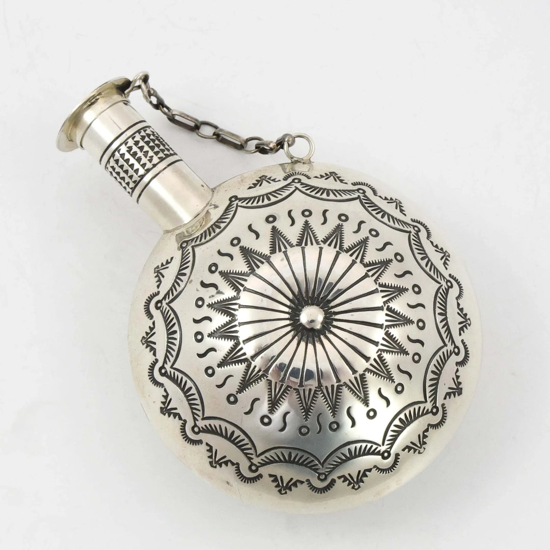 Stamped Silver Canteen