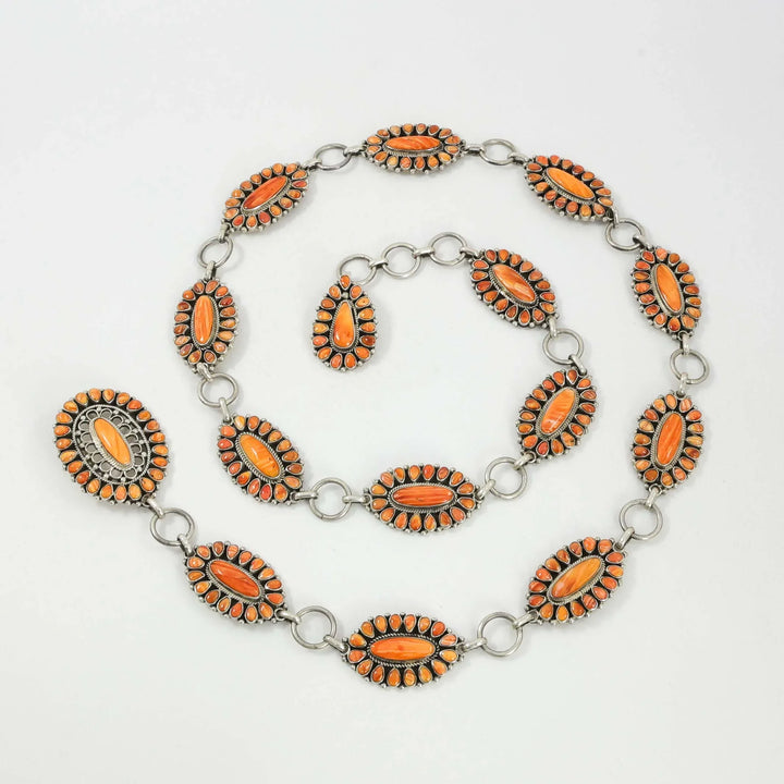 Spiny Oyster Shell Concho Belt