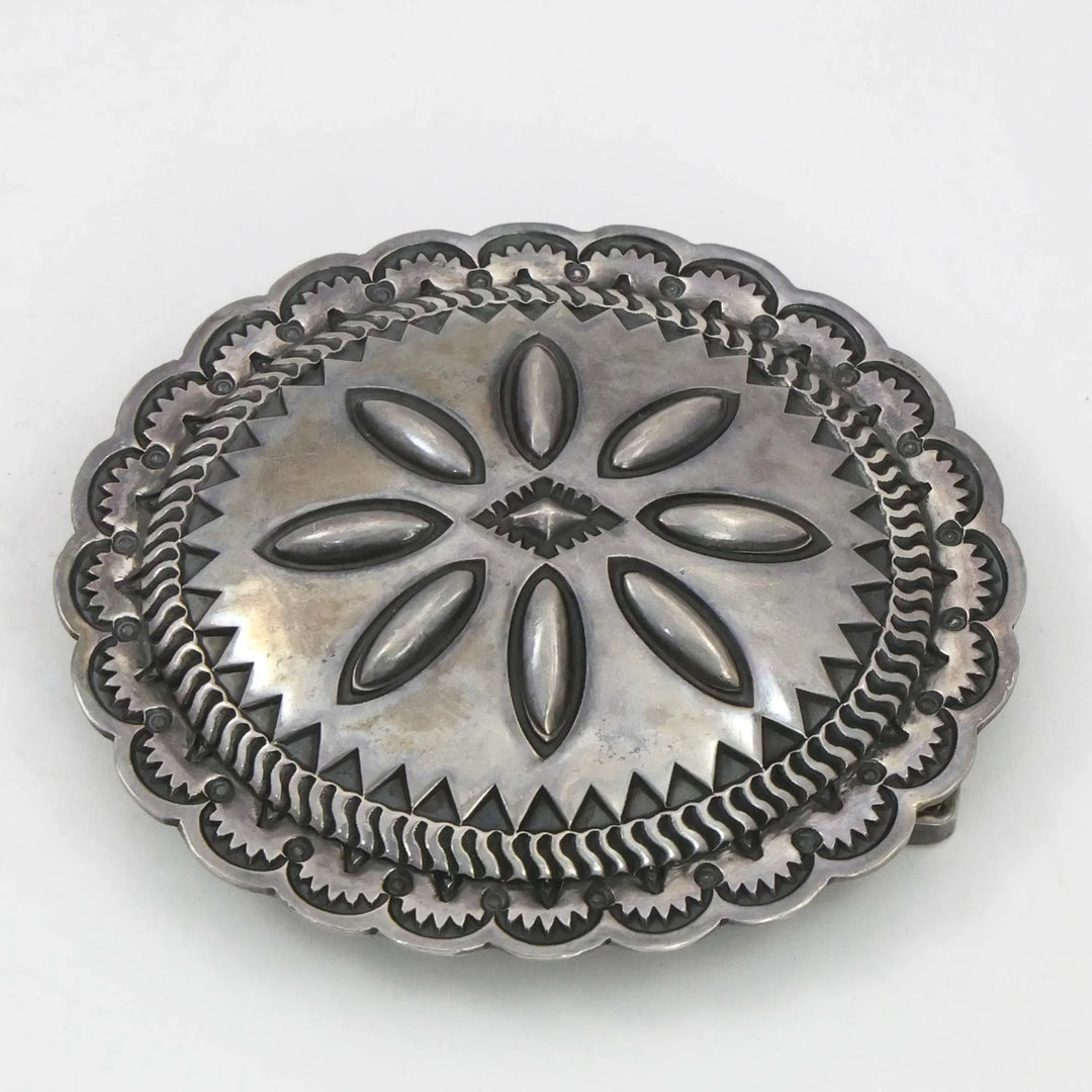 Stamped Silver Buckle