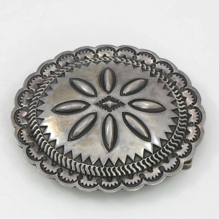 Stamped Silver Buckle
