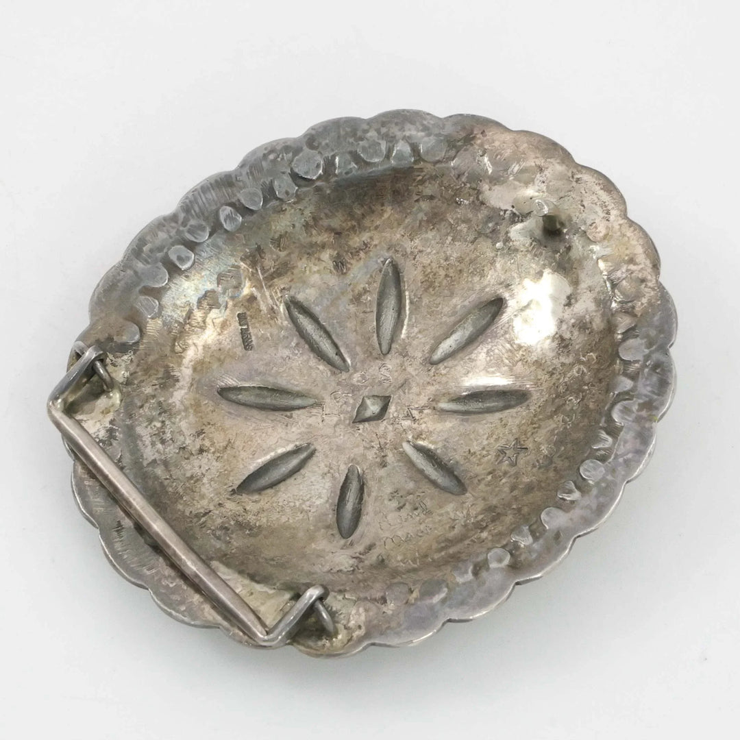 Stamped Silver Buckle