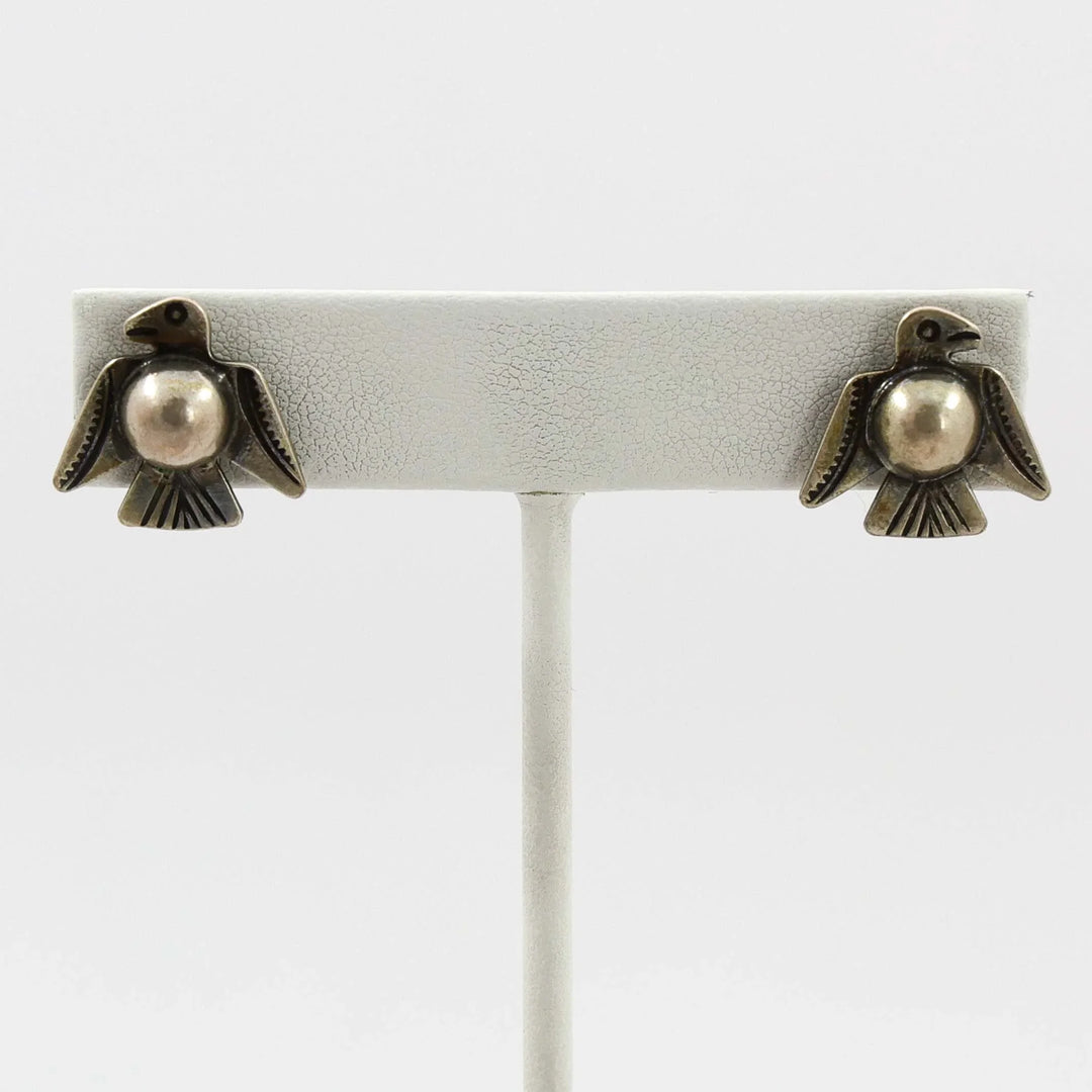 1930s Thunderbird Screwback Earrings