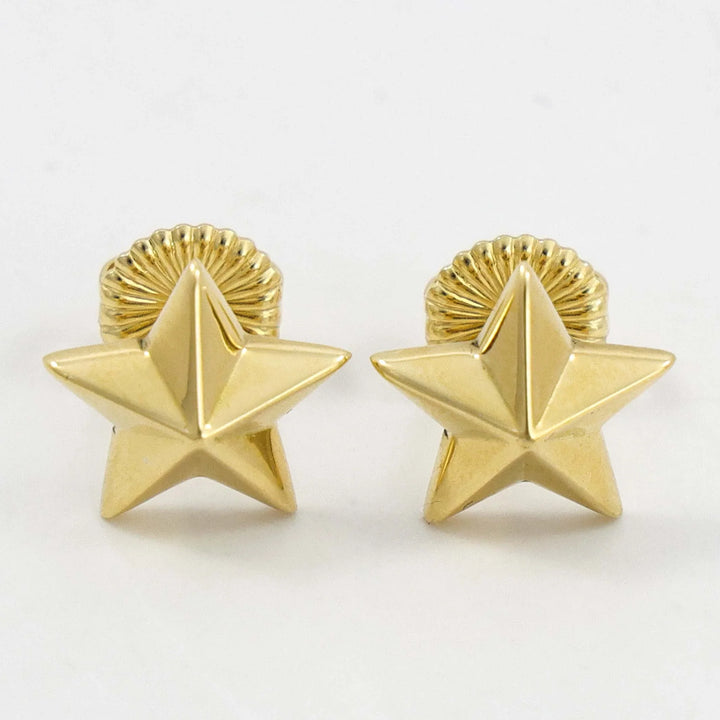 Gold Star Earrings