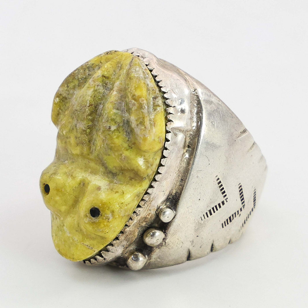 1970s Serpentine Frog Ring