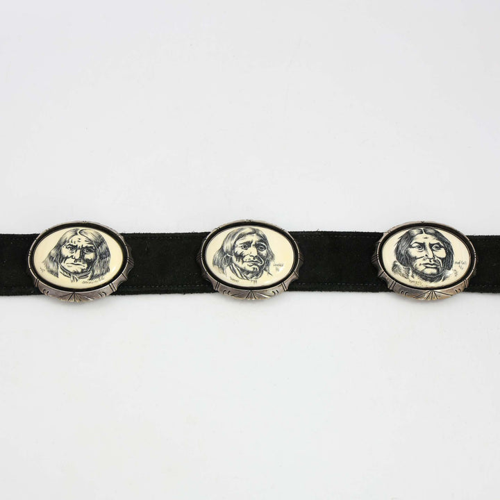 “War Chiefs” Concho Belt