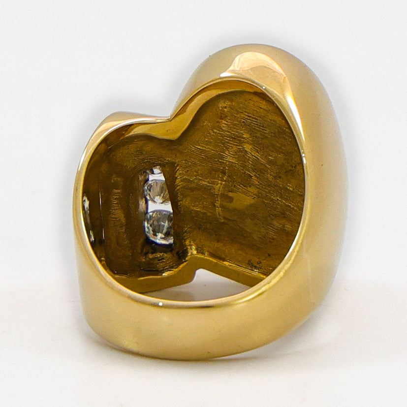 Lander Blue Turquoise Gold Ring