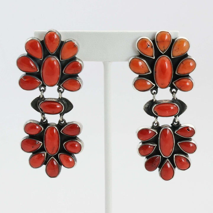 Coral Earrings