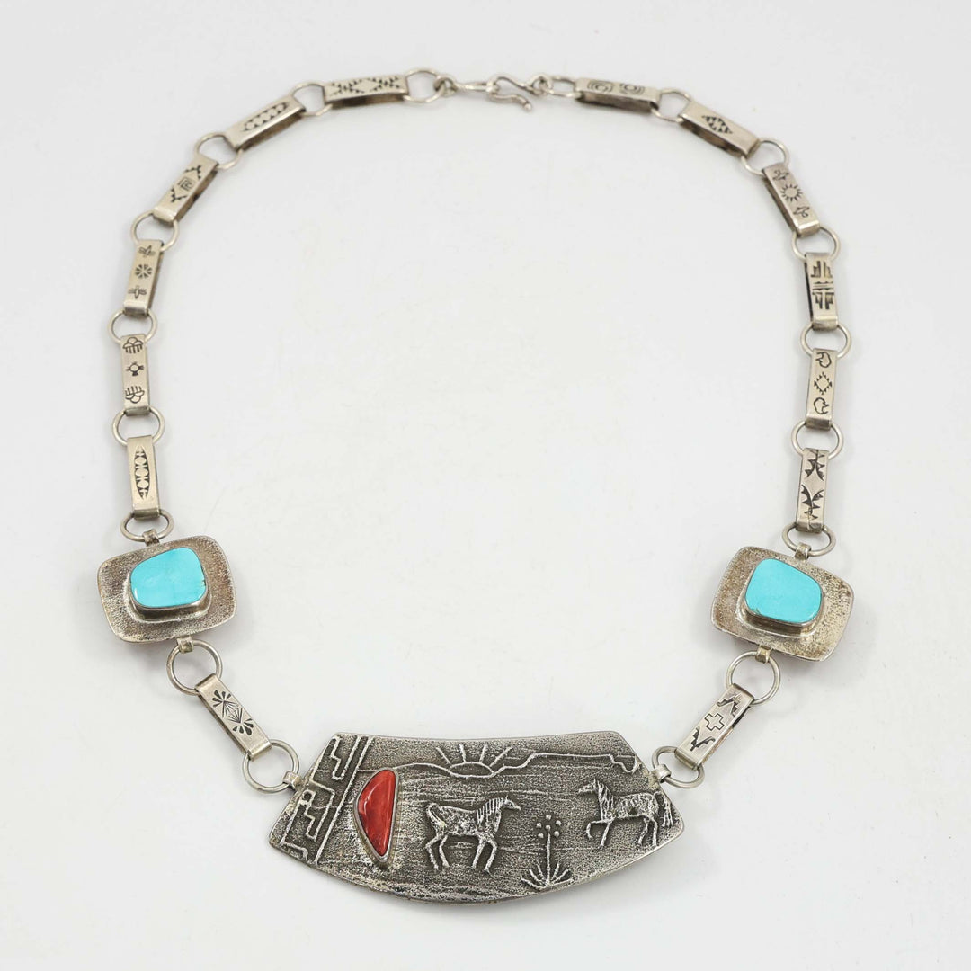 Reversible Tufa Cast Necklace
