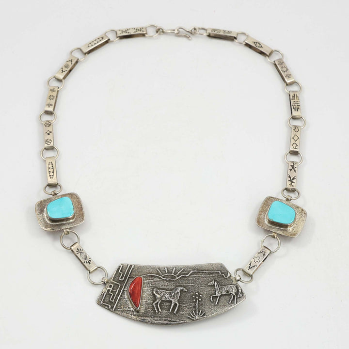 Reversible Tufa Cast Necklace