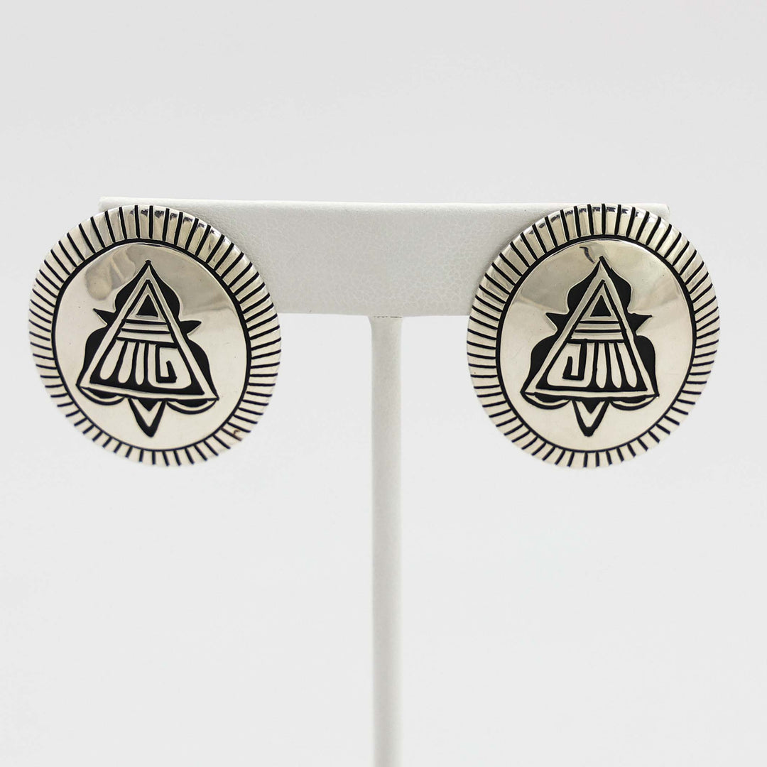 Silver Overlay Earrings