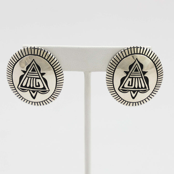 Silver Overlay Earrings