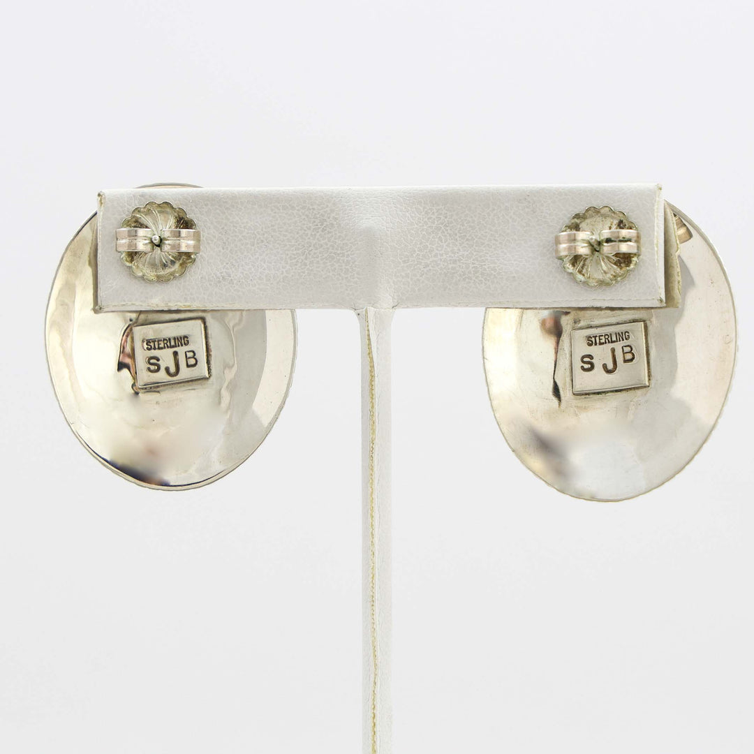 Silver Overlay Earrings