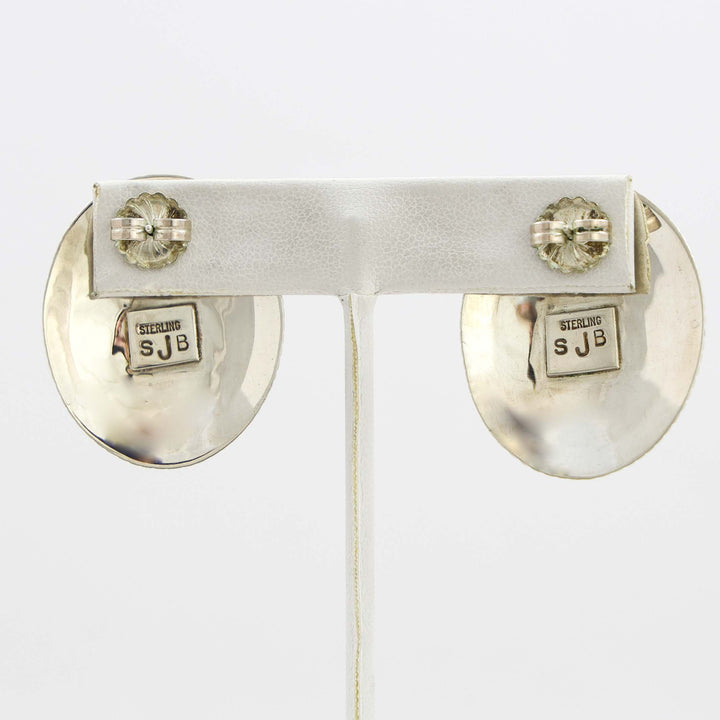 Silver Overlay Earrings