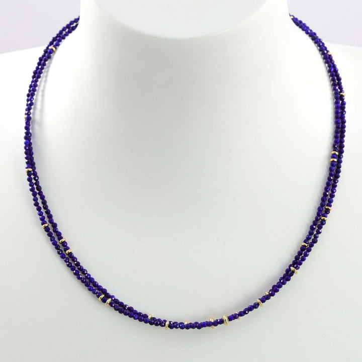 Lapis and Gold Necklace