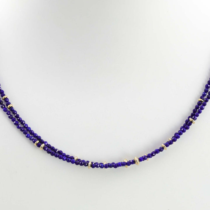 Lapis and Gold Necklace
