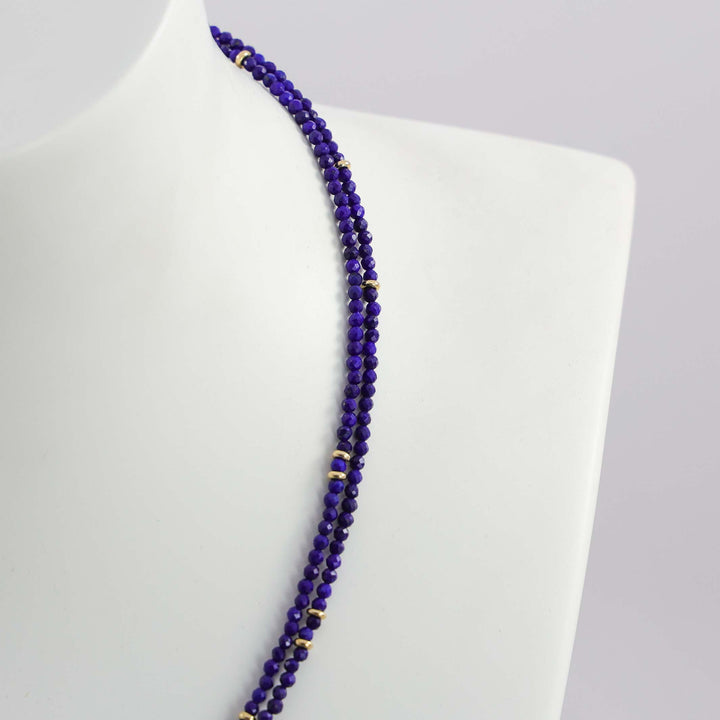 Lapis and Gold Necklace