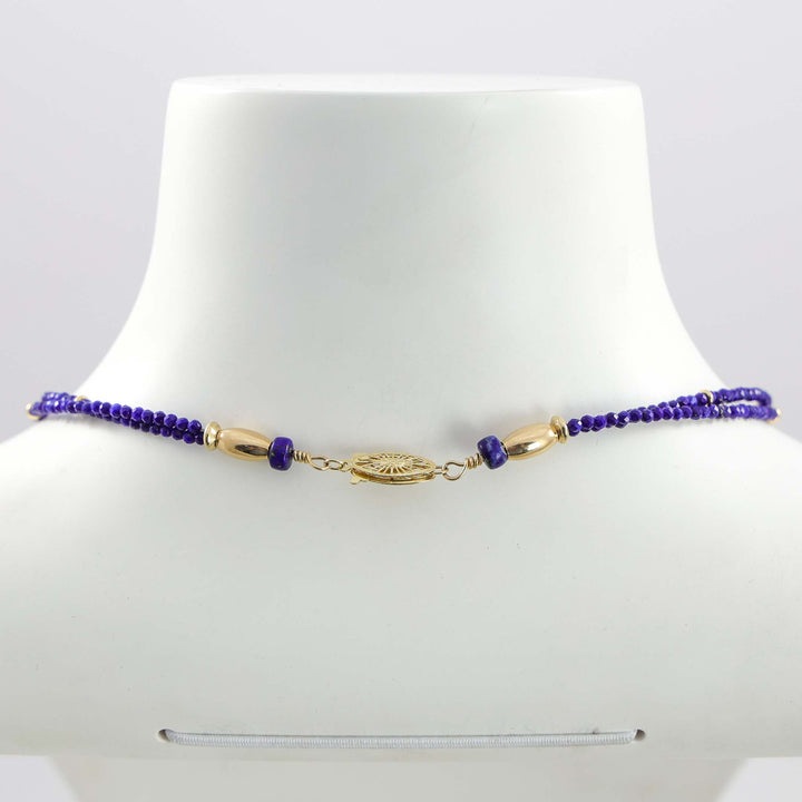 Lapis and Gold Necklace