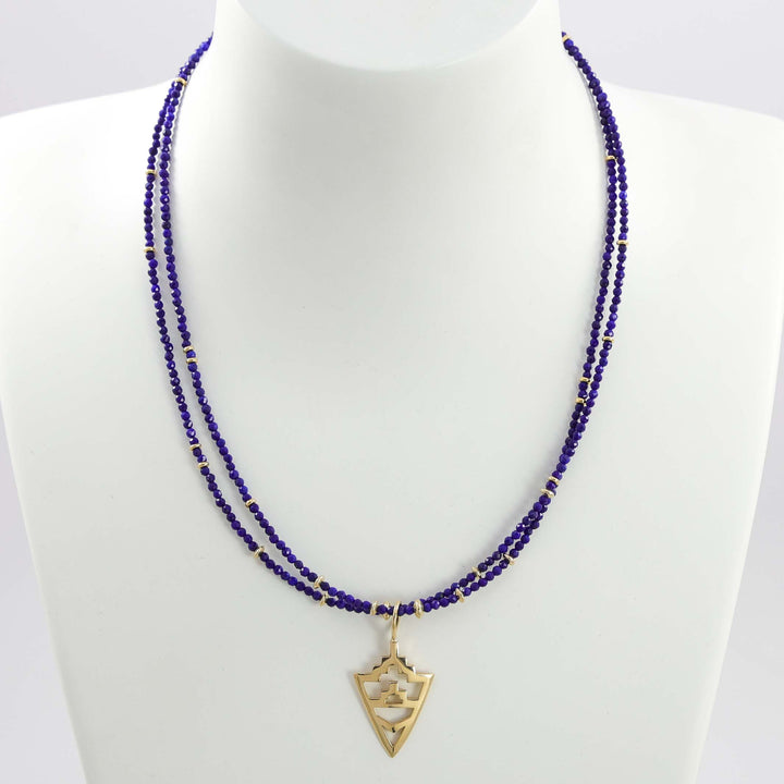 Lapis and Gold Necklace