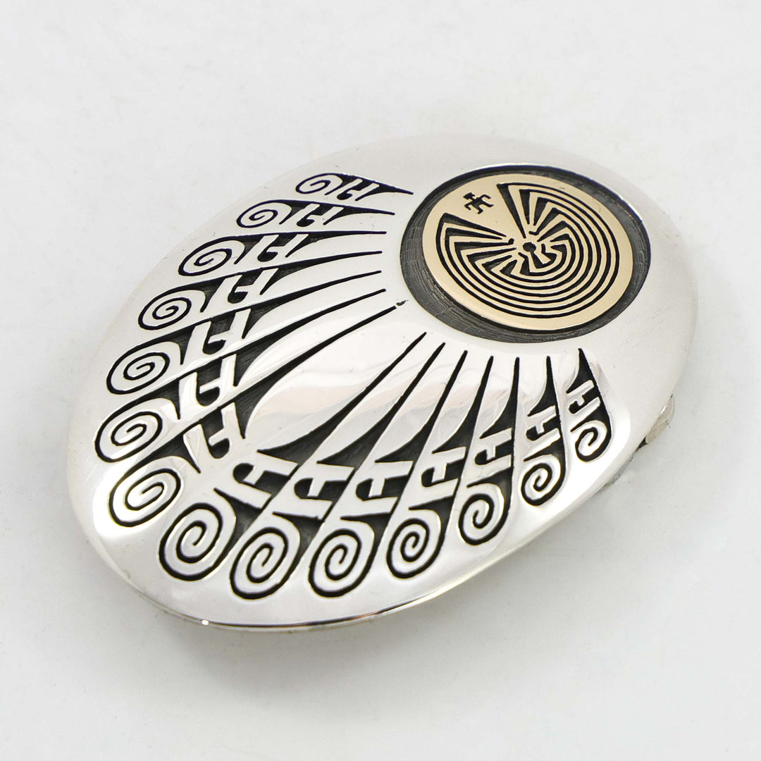 Man in the Maze Buckle