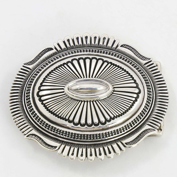 Stamped Silver Buckle