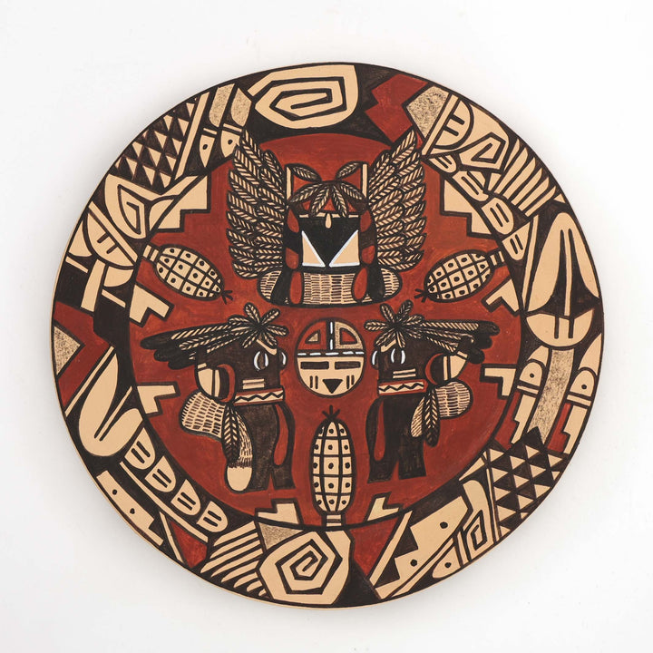 Hopi Polychrome Kachina Plate